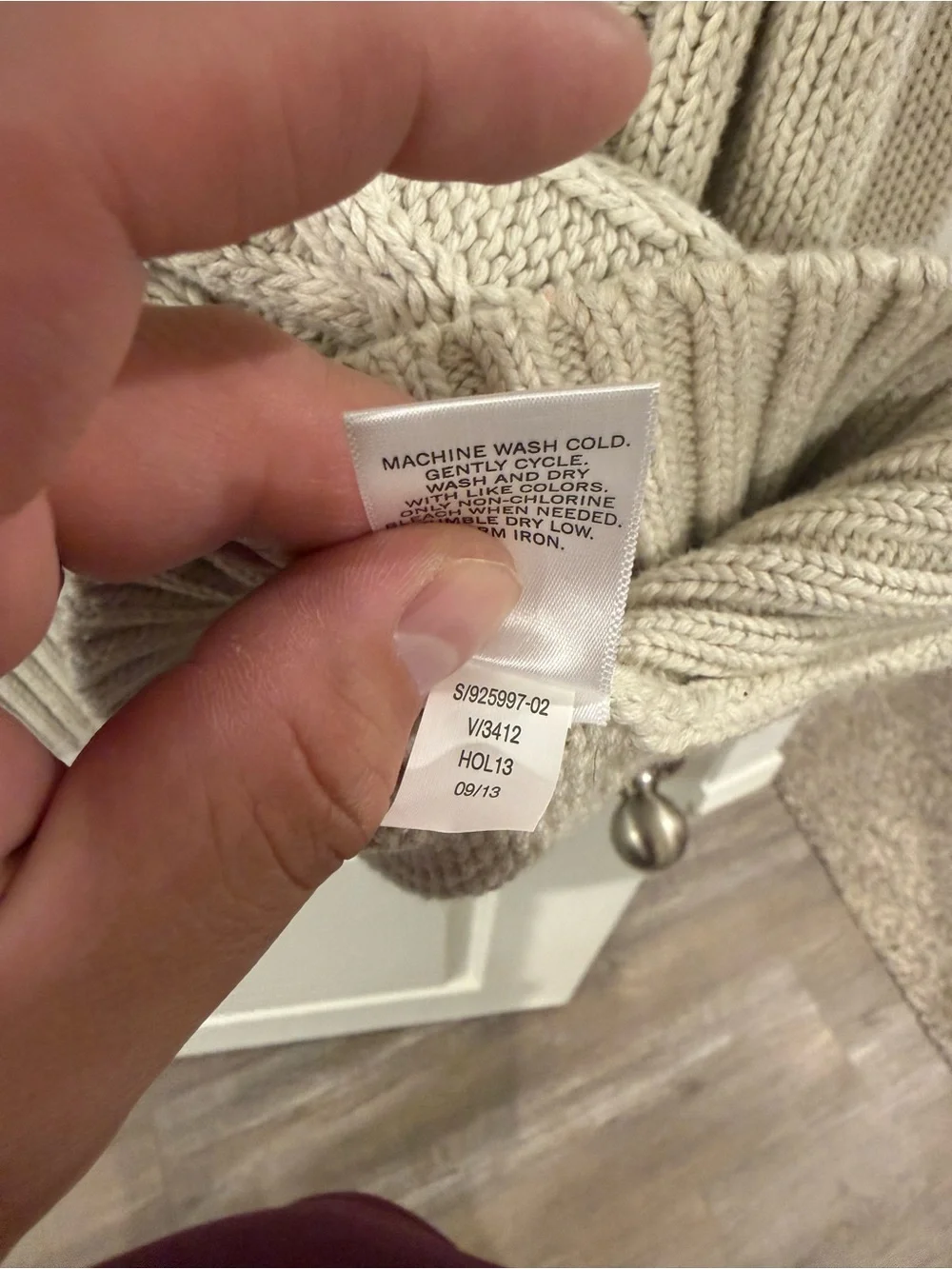 Banana Republic Men's Cable-Knit Sweater - Cream